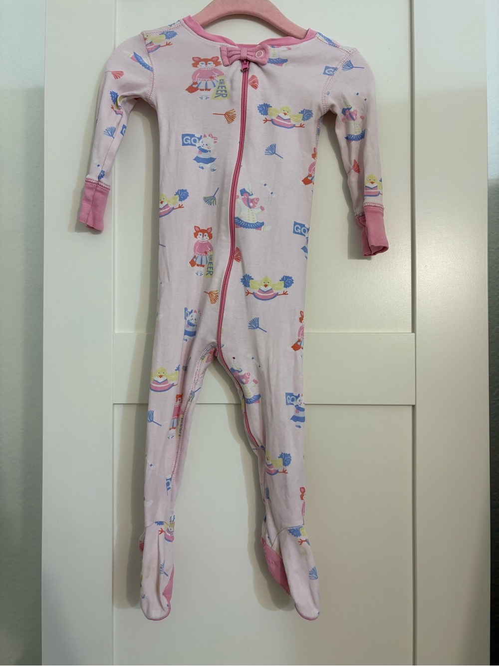 TBBC Baby Girl Printed Footed Pajamas